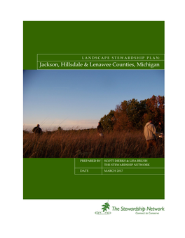 Jackson, Hillsdale & Lenawee Counties, Michigan