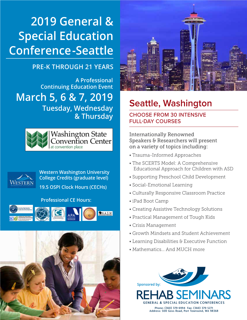 2019 General & Special Education Conference-Seattle
