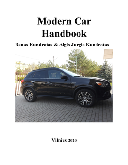 Modern Car Handbook Benas Kundrotas & Algis Jurgis Kundrotas