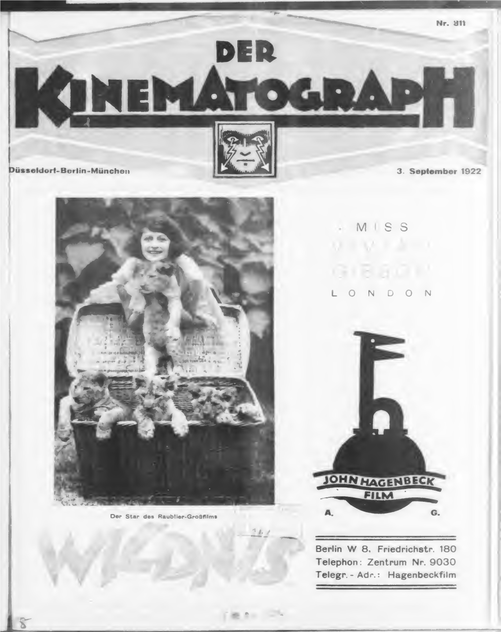 Der Kinematograph (September 1922)