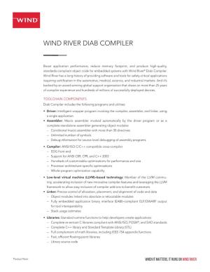 Wind River Diab Compiler