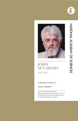 John Mccarthy 1927-2011