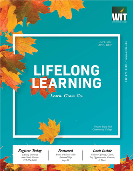 2019 Fall WITCC Lifelong Learning Catalog