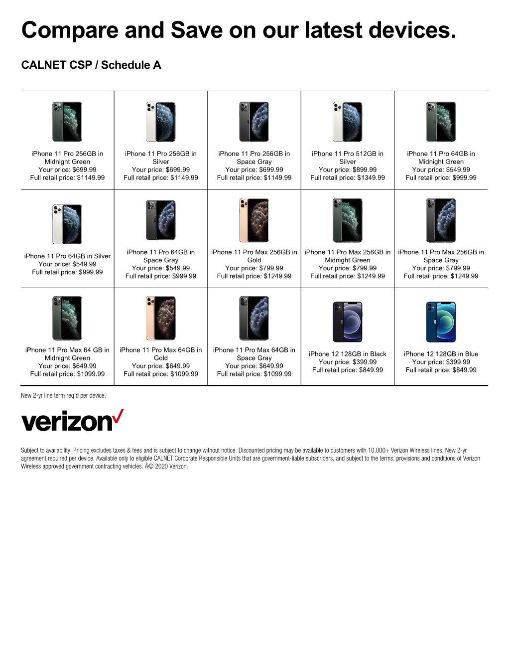 Compare and Save on Our Latest Devices
