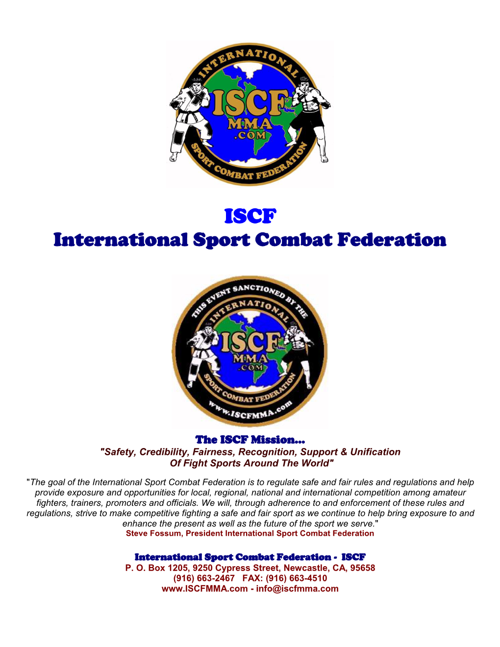 International Sport Combat Federation