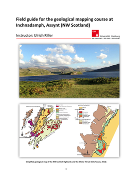 Field Guide for the Geological Mapping Course at Inchnadamph, Assynt (NW Scotland)