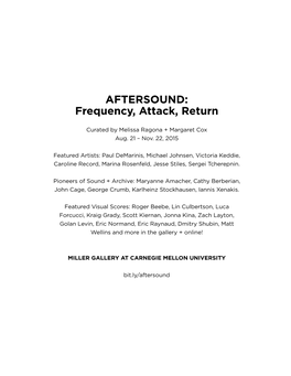 AFTERSOUND: Frequency, Attack, Return