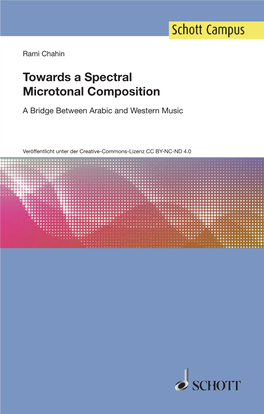 Towards a Spectral Microtonal Composition