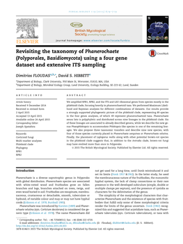 Revisiting the Taxonomy of Phanerochaete (Polyporales, Basidiomycota) Using a Four Gene Dataset and Extensive ITS Sampling