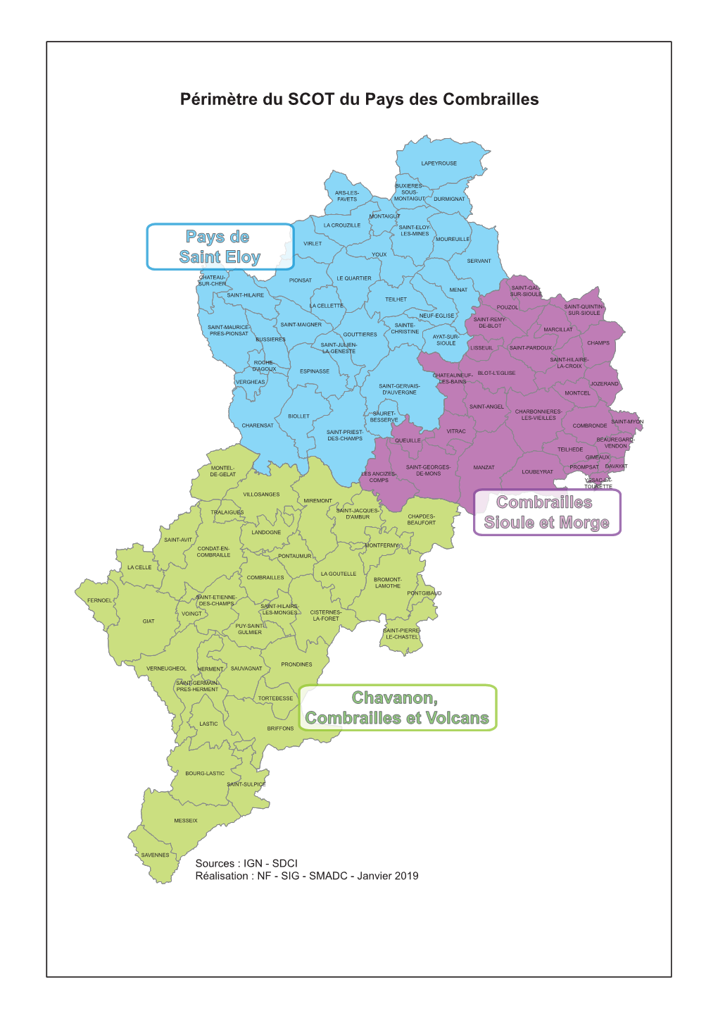 Carte Des Communes Concernées Par Le SCOT