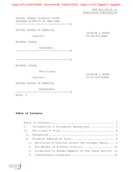 Case 1:97-Cv-02079-ARR Document 88 Filed 01/25/11 Page 1 of 151 Pageid