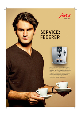 Service: Federer