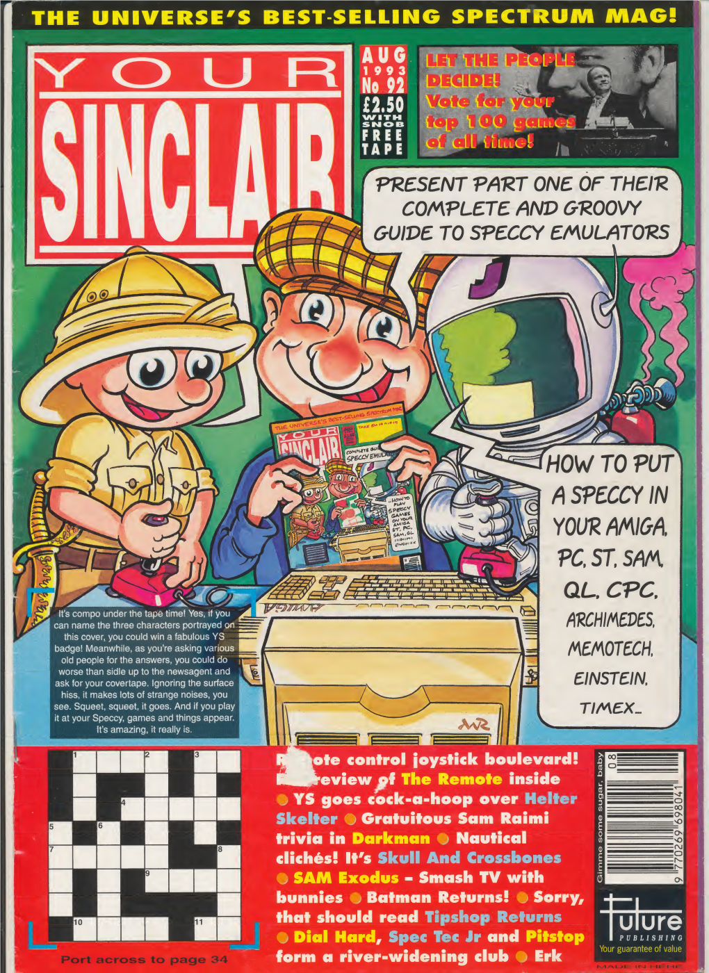 YOUR SINCLAIR August 1993 3 the Room, Something New Has Been Added, Fun