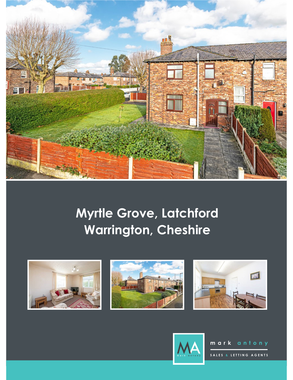 Myrtle Grove, Latchford Warrington, Cheshire