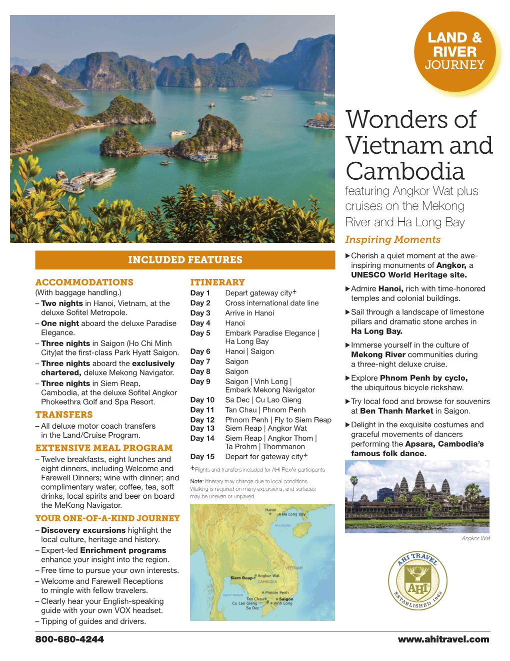 Wonders of Vietnam and Cambodia