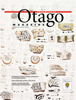 Issue 20 of the University of Otago Magazine