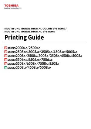 Printing Guide