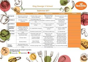 King George V School September 2017