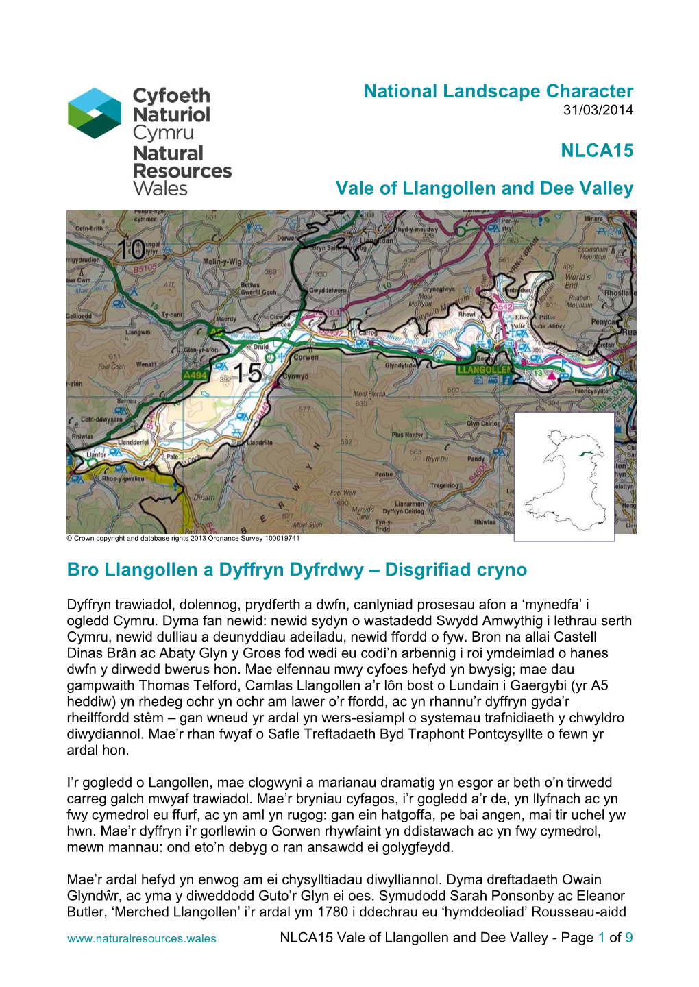 Vale of Llangollen and Dee Valley