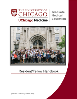 Resident/Fellow Handbook