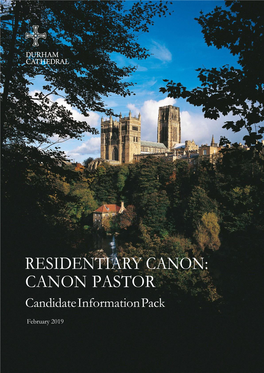 CANON PASTOR Candidate Information Pack
