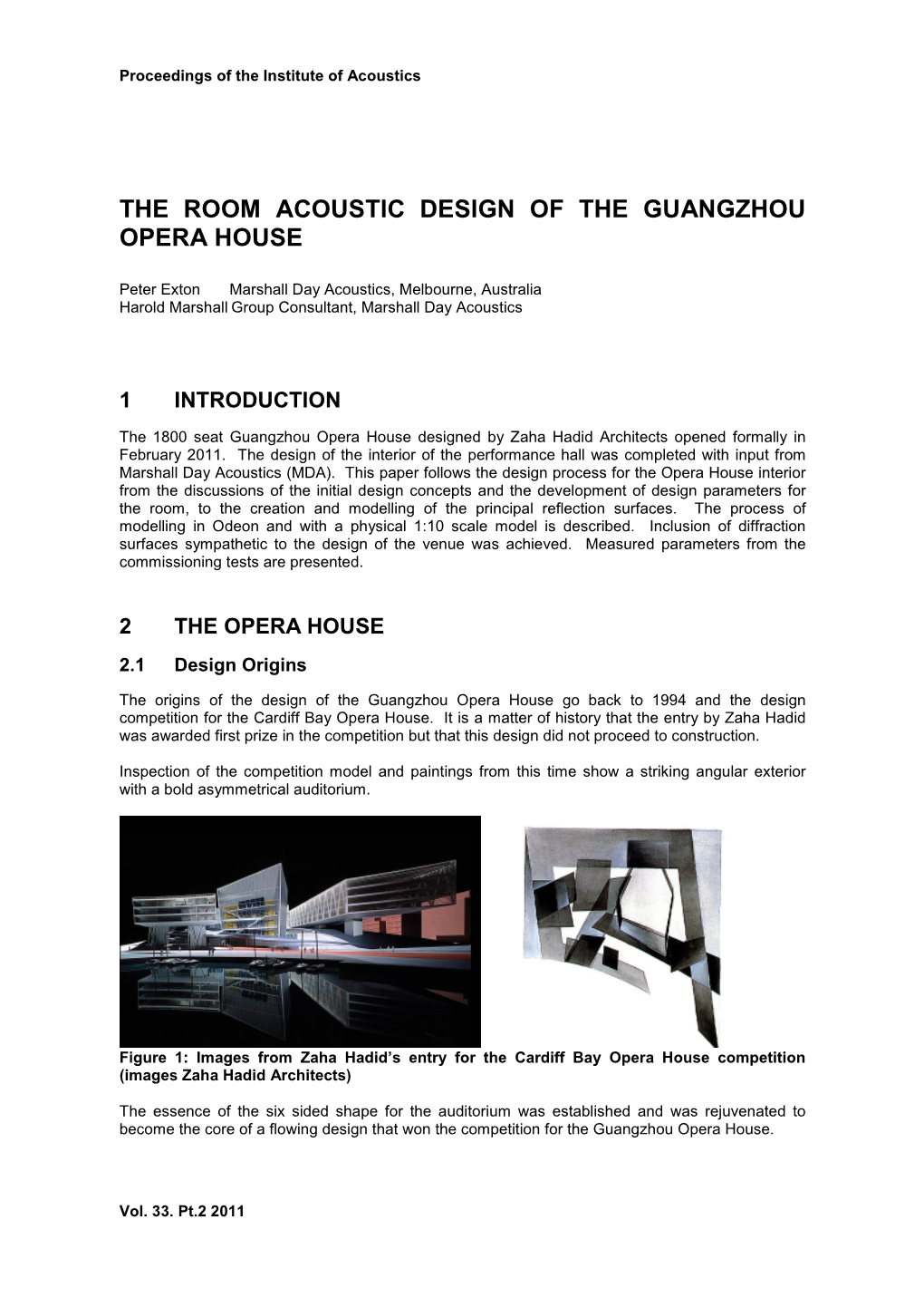Guangzhou Opera House Acoustic Design