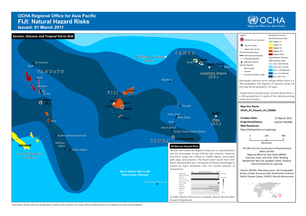 Natural Hazard Risks I#Stsinuakeulda : 01 March 2011