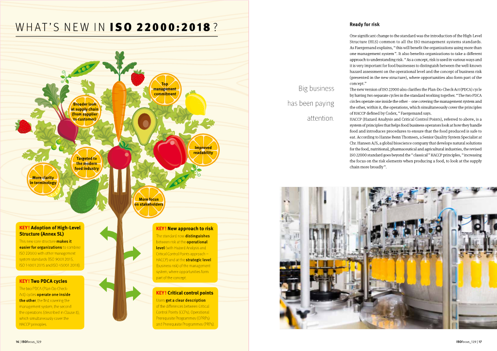 What's New in Iso 22000:2018 ?