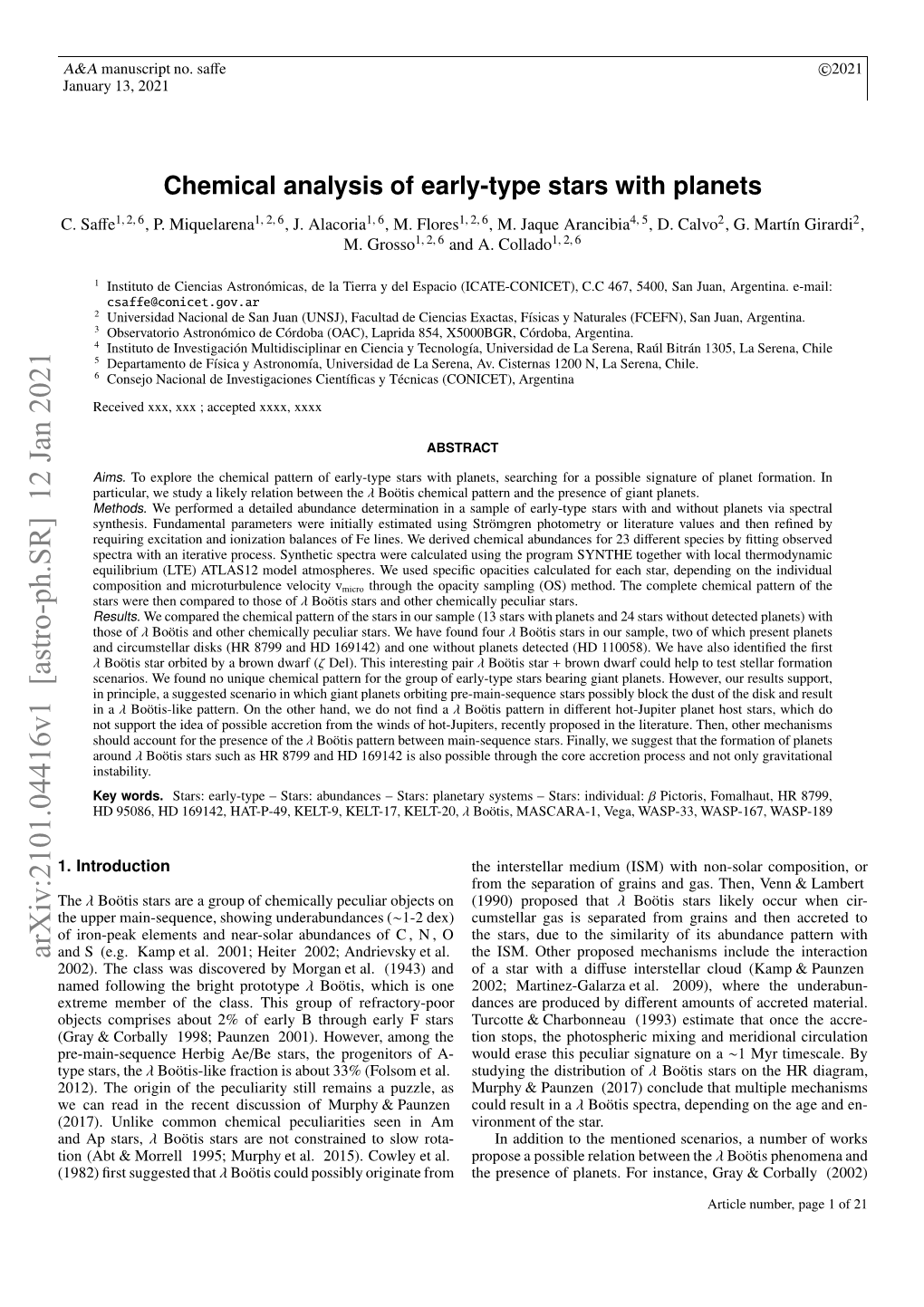 Chemical Analysis of Early-Type Stars with Planets