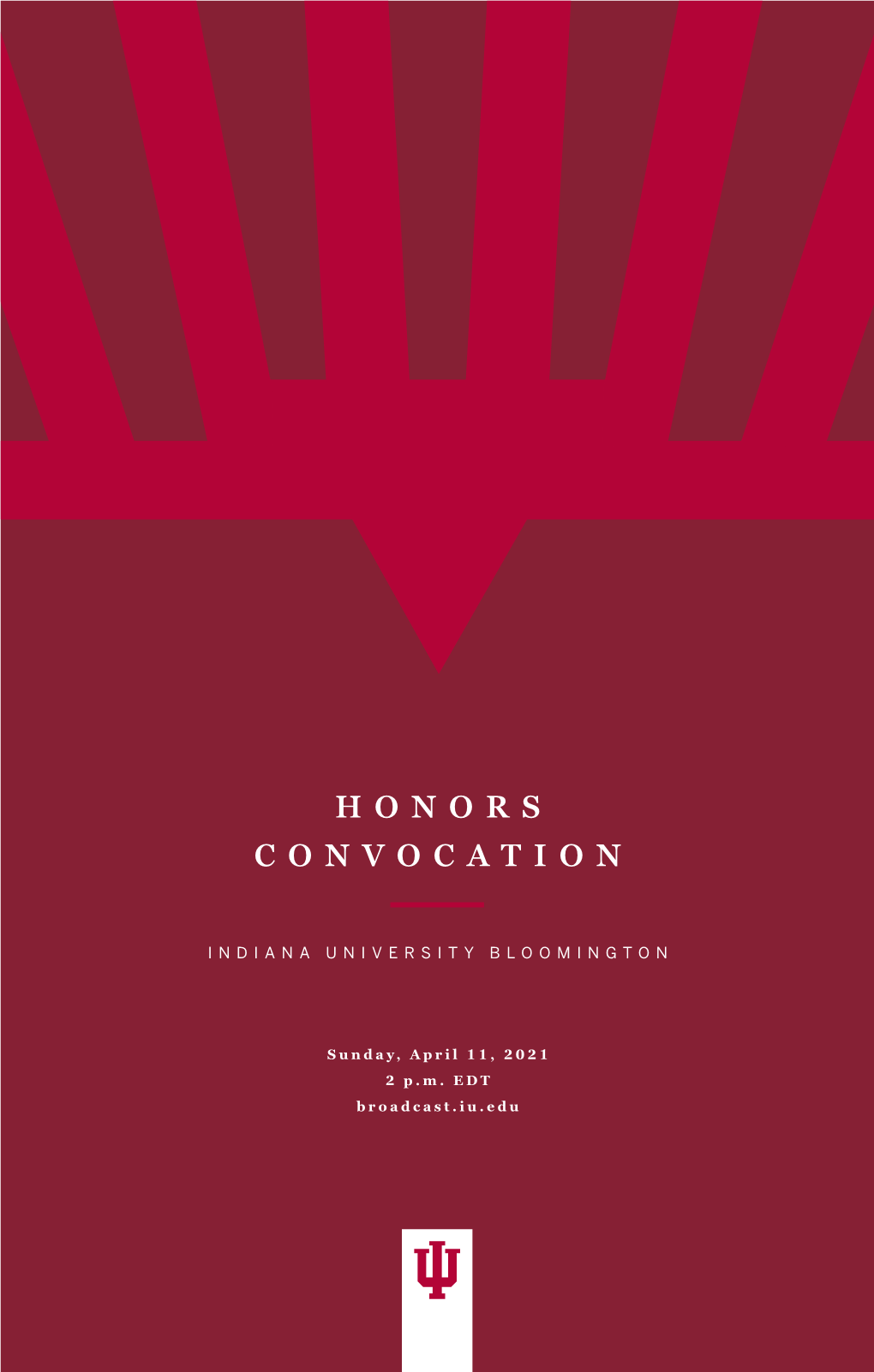 2021 IU Bloomington Honors Convocation Program