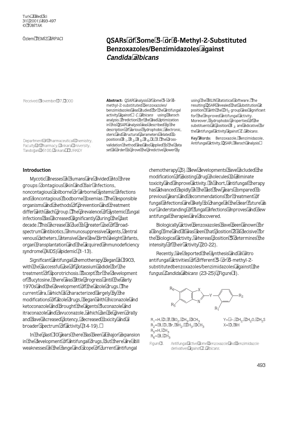 Or 6-Methyl-2-Substituted Benzoxazoles/Benzimidazoles