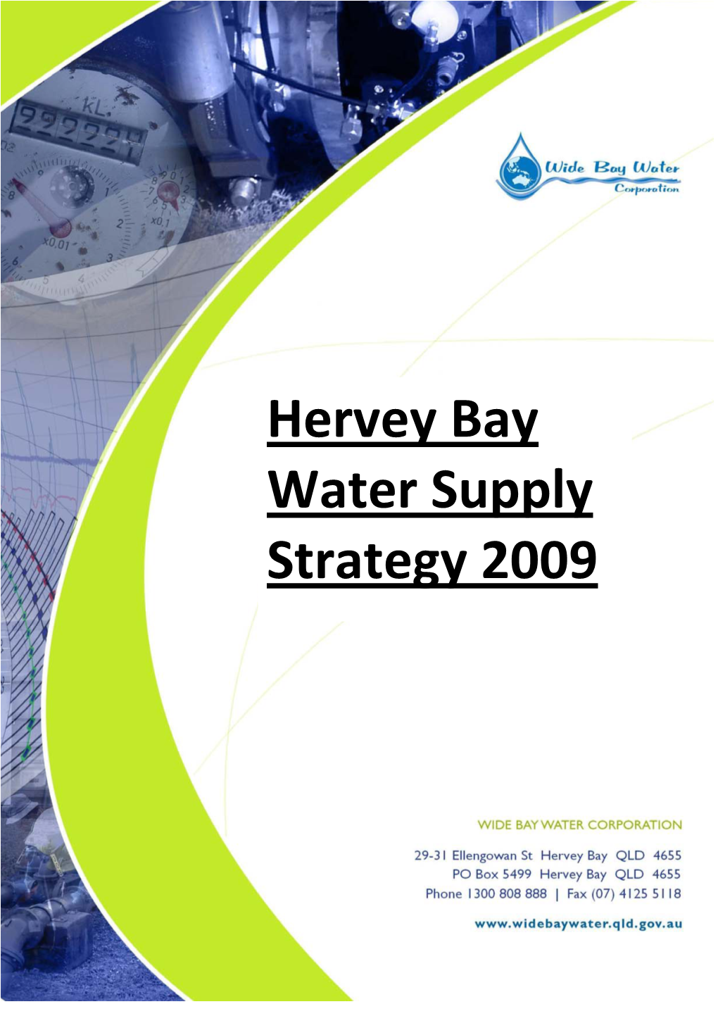 Hervey Bay Water Supply Strategy 2009