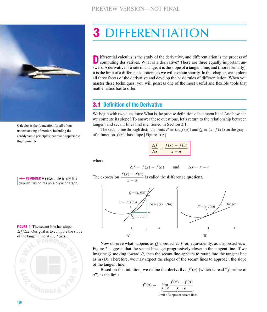 3 Differentiation