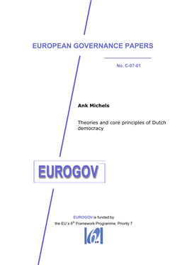 Theories and Core Principles of Dutch Democracy