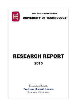 Research Report 2015