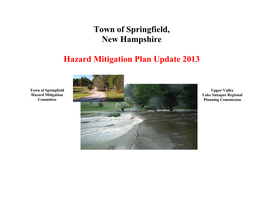 Hazard Mitigation Plan Update 2013