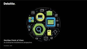 Devops Point of View an Enterprise Architecture Perspective