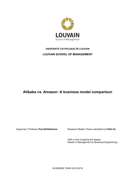 Alibaba Vs. Amazon: a Business Model Comparison