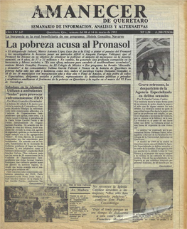 El Nuevo Amanecer De Querétaro 147, 08.03.1993