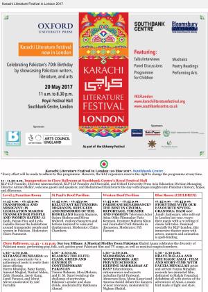 Karachi Literature Festival (KLF)