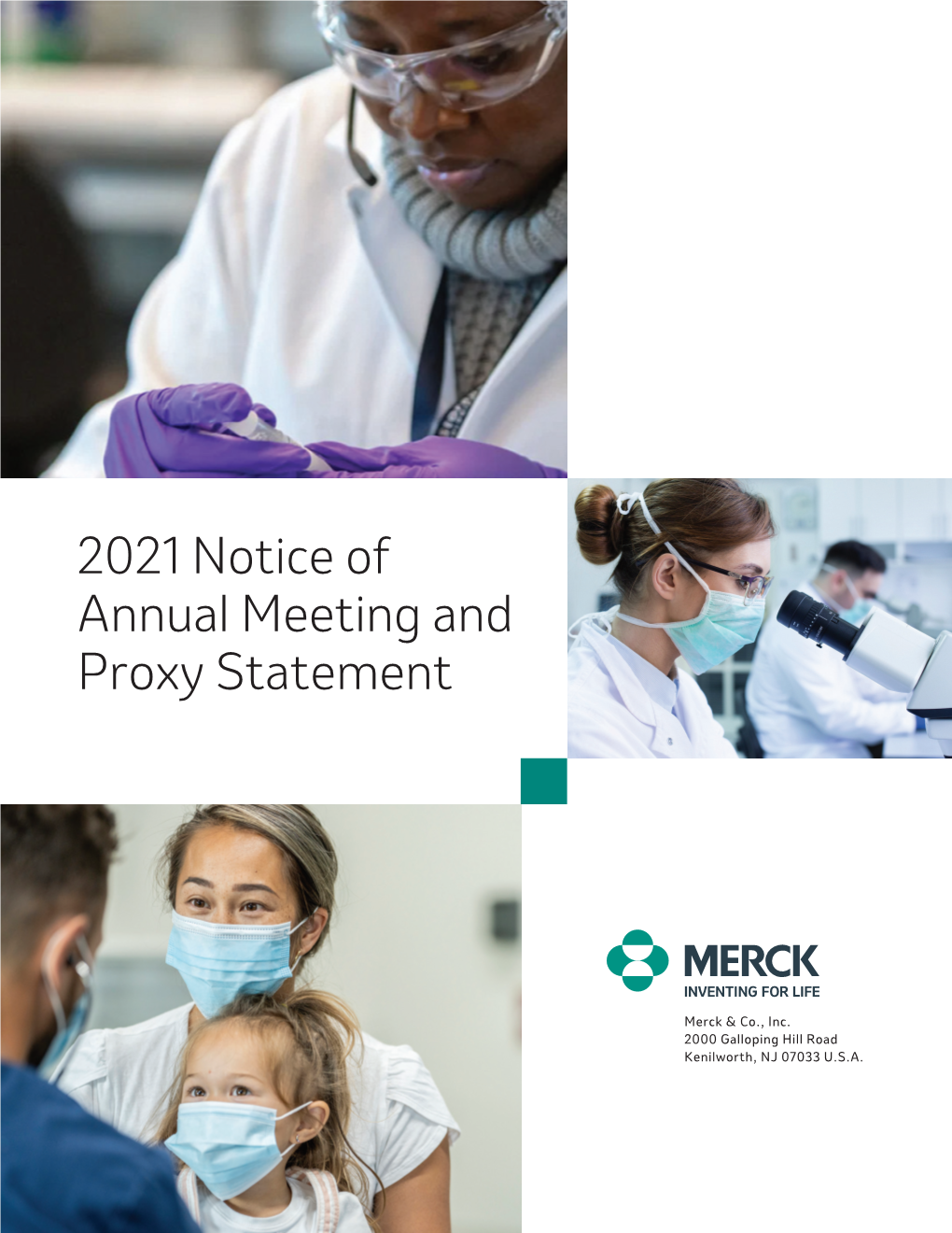 2021 Merck Proxy Statement