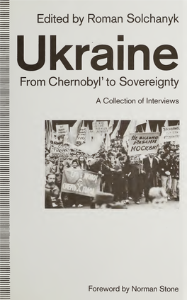 Ukraine from Chernobyl’ to Sovereignty