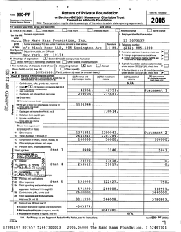 Form 990-PF Return of Private Foundation