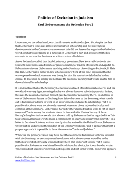 Saul Lieberman and the Orthodox Part 2 Sources (PDF)