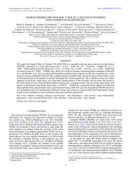 CHARACTERIZING the COOL Kois. V. KOI-256: a MUTUALLY ECLIPSING POST-COMMON ENVELOPE BINARY