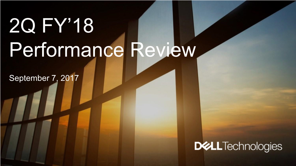 Q2 FY'18 Performance Review