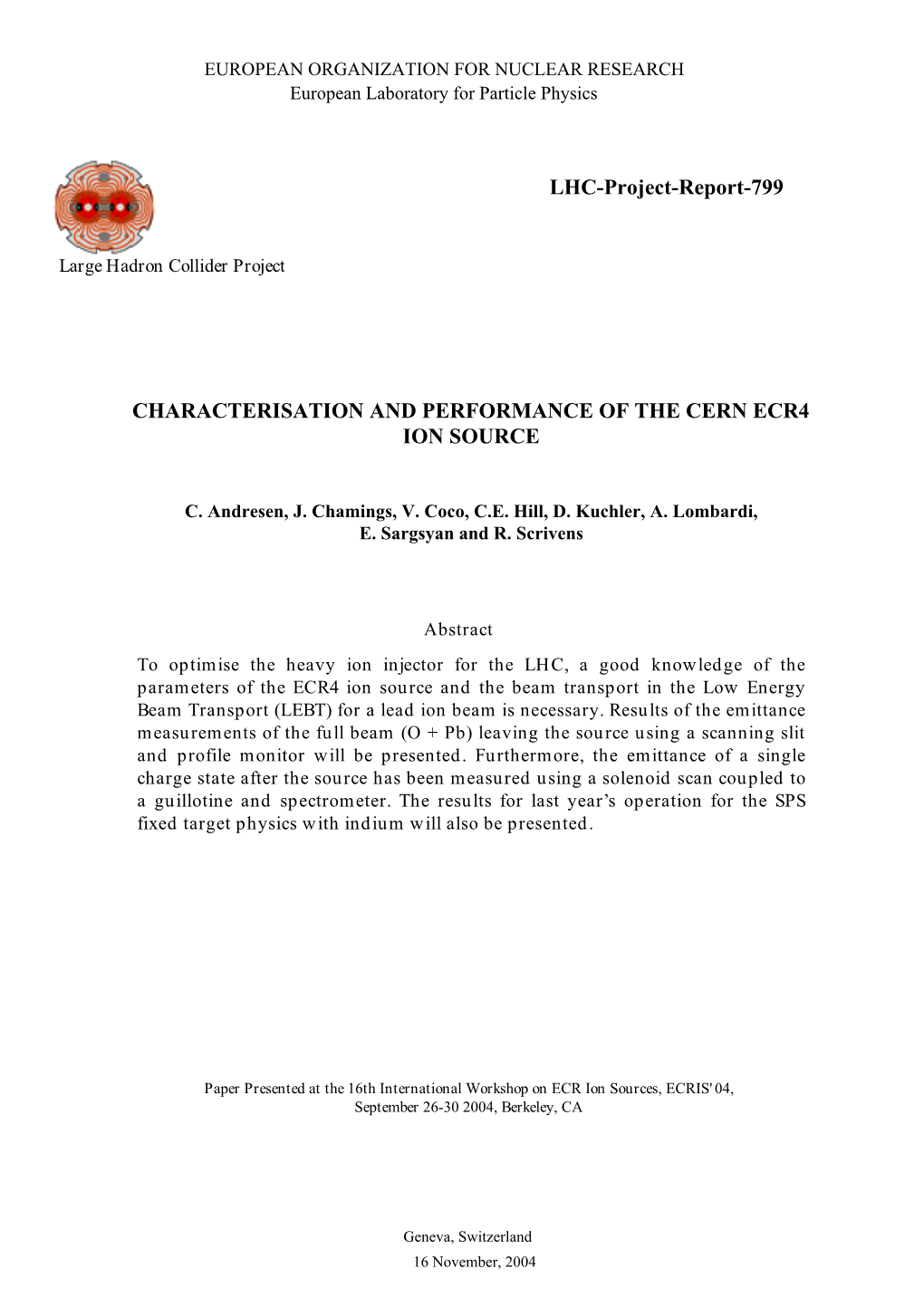 LHC-Project-Report-799 CHARACTERISATION AND