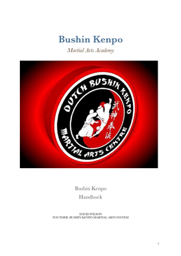 Bushin Kenpo Handboek