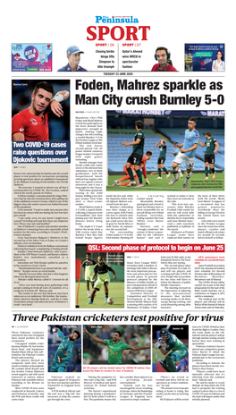 Foden, Mahrez Sparkle As Man City Crush Burnley 5-0