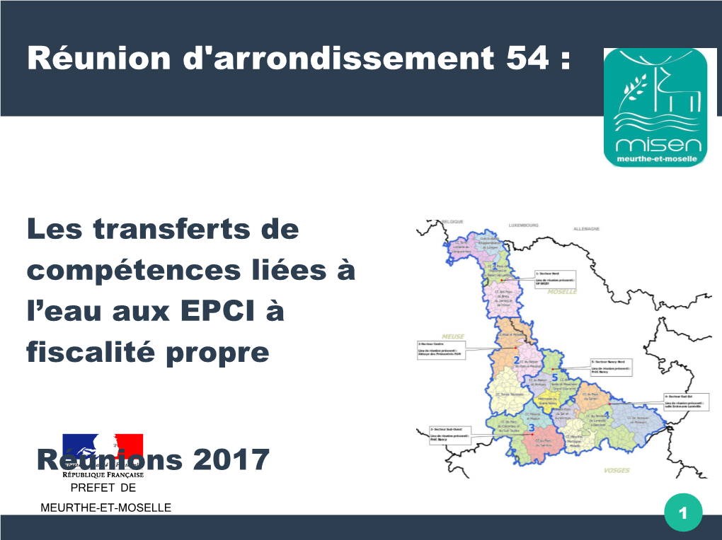 Réunion D'arrondissement 54